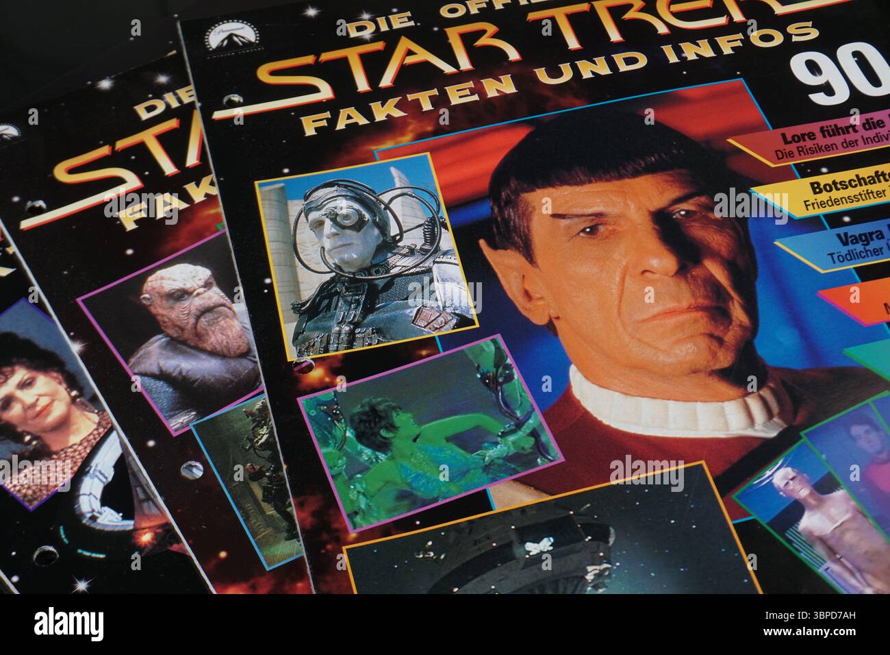 Star Trek Magazin - Collection de ventilateurs Banque D'Images