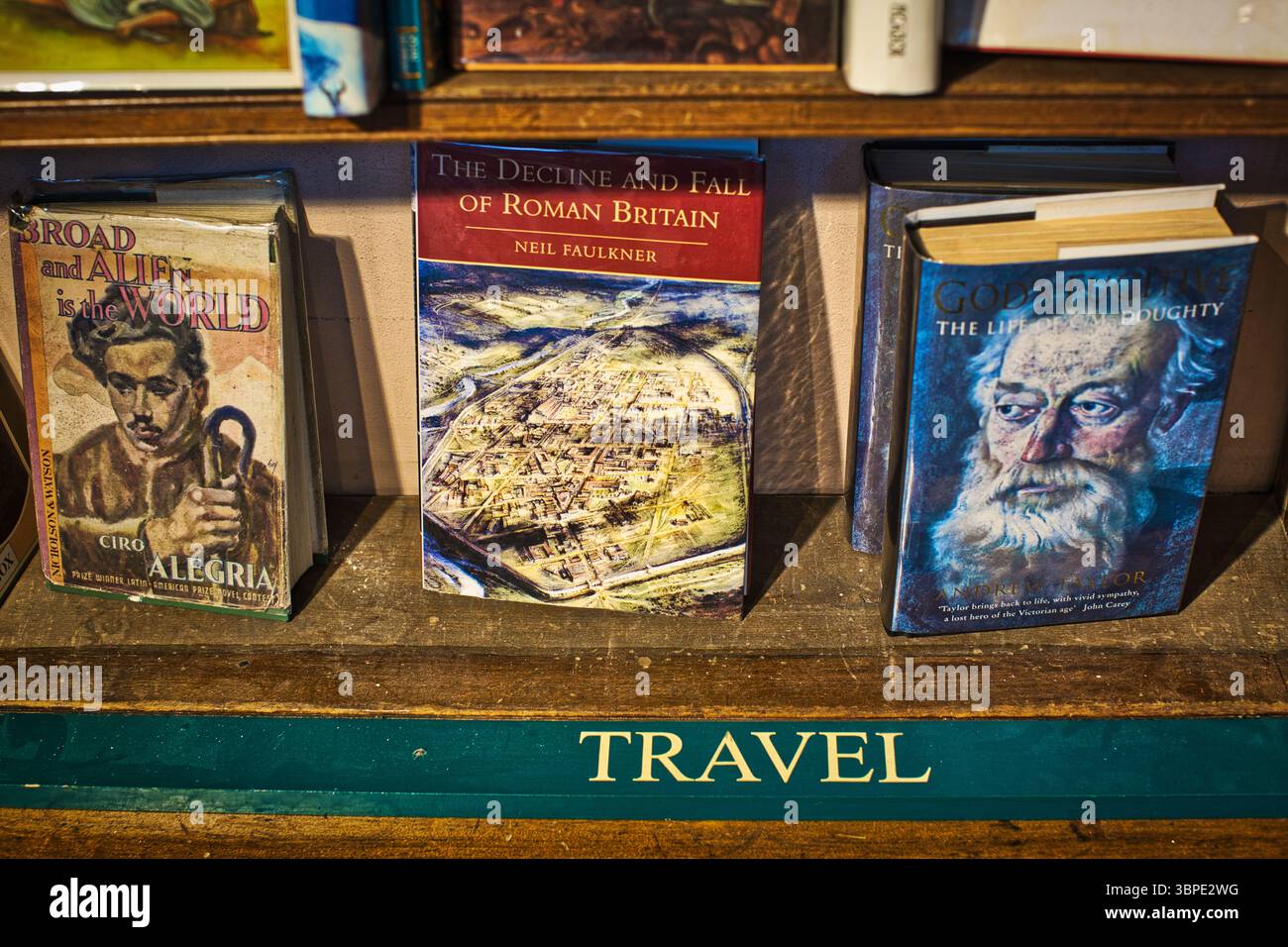 Livres de voyage à Daunt Books Marylebone , Londres Royaume-Uni Banque D'Images