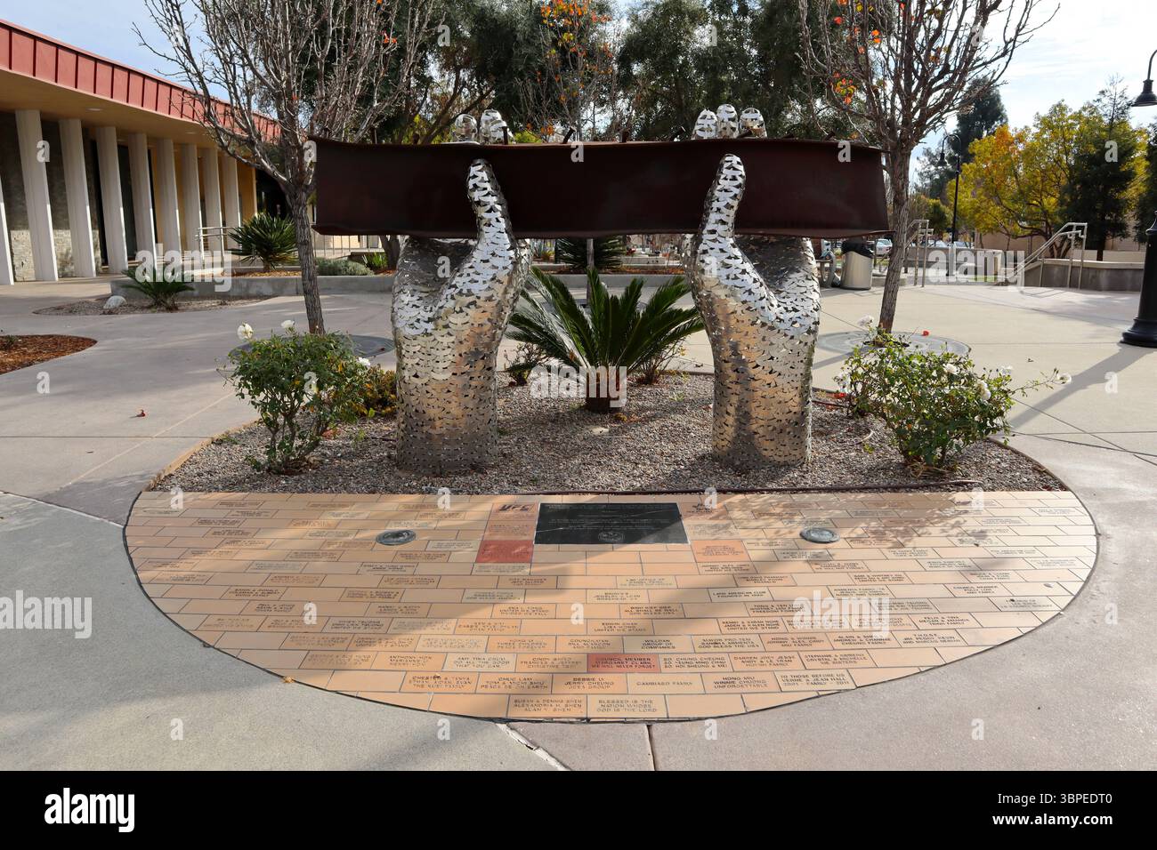 Rosemead, Californie : 9/11 Memorial honorant les victimes des attentats du 11 septembre 2001 Banque D'Images