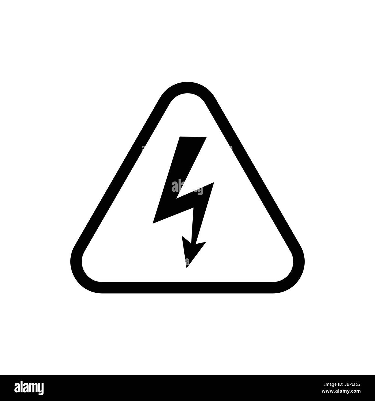 Illustration d'un panneau d'avertissement de danger électrique ou de haute tension avec un éclair. Illustration de Vecteur Illustration d'un panneau d'avertissement de danger électrique ou de haute tension avec un éclair. Illustration de Vecteur