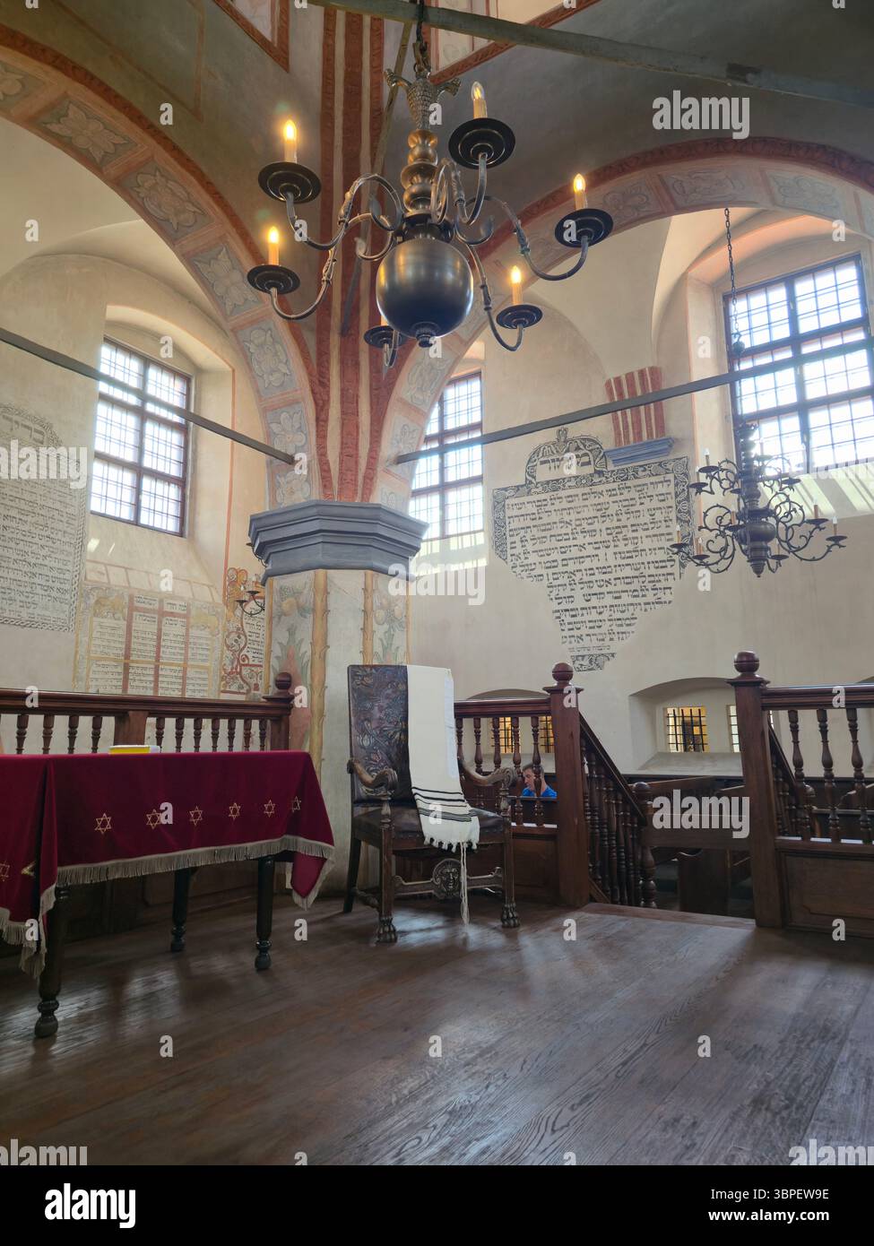La belle synagogue du 17ème siècle à Tykocin, Pologne - Image de stock capturée avec un smartphone