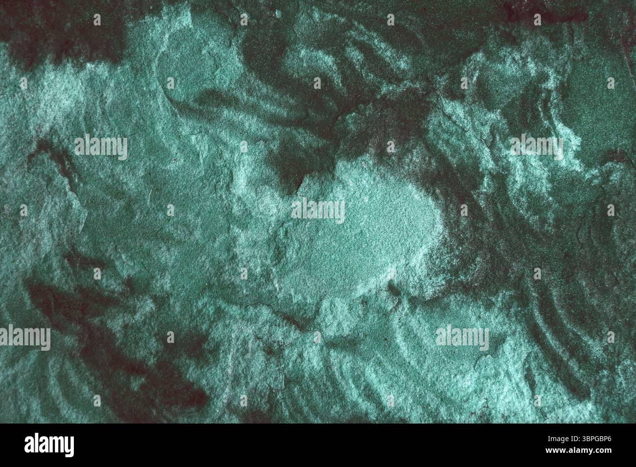 Luxueux aqua foncé et minéral de charbon sur fond de texture de granit Banque D'Images