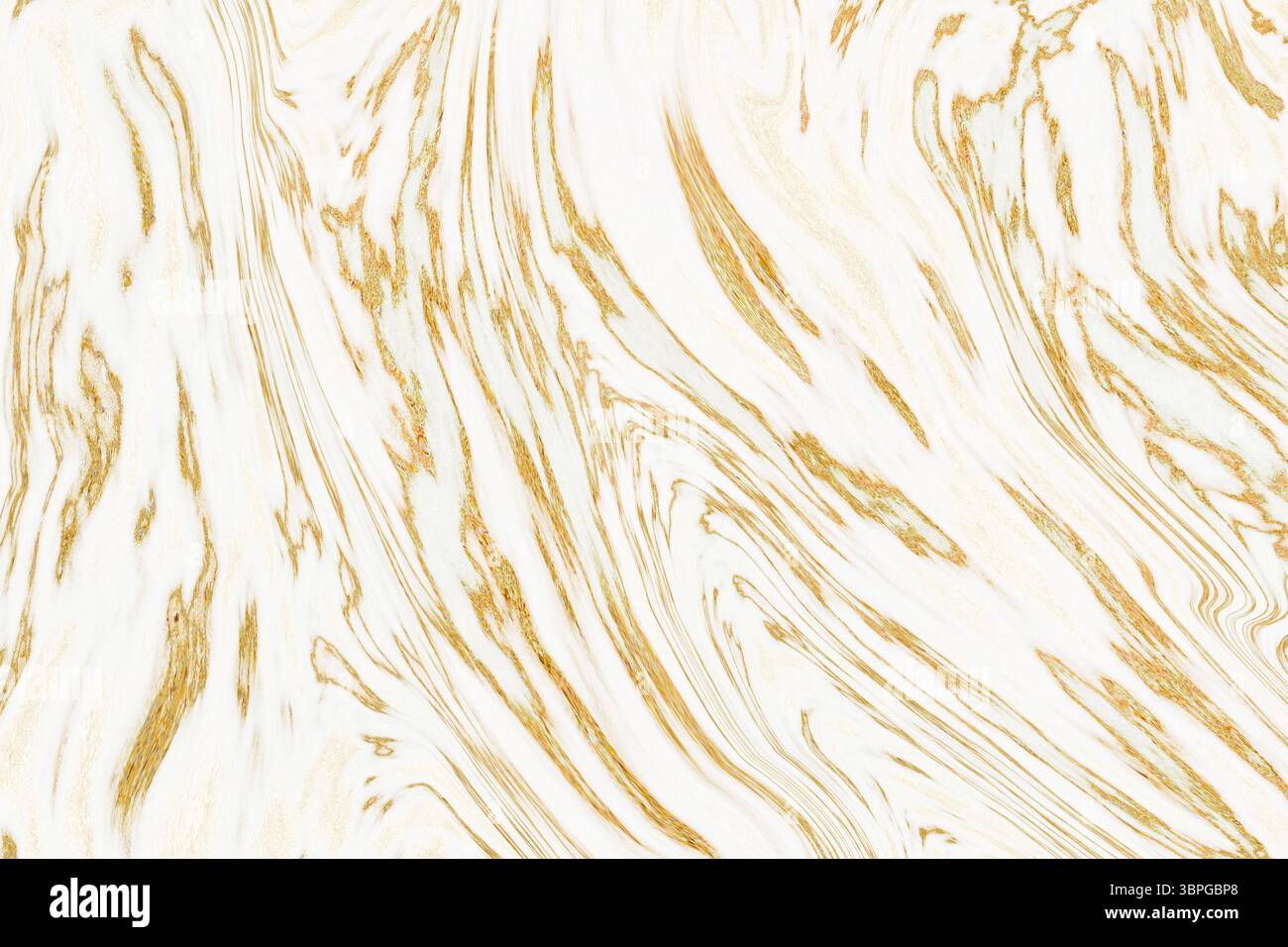 Fond de surface de texture intérieure de luxe en marbre blanc et minéral doré Banque D'Images