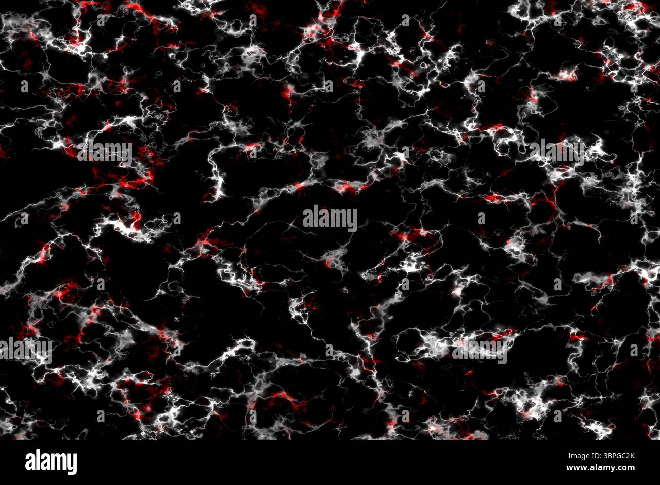 texture de ligne blanche grise minérale rouge rubis sur fond intérieur de luxe en marbre noir Banque D'Images