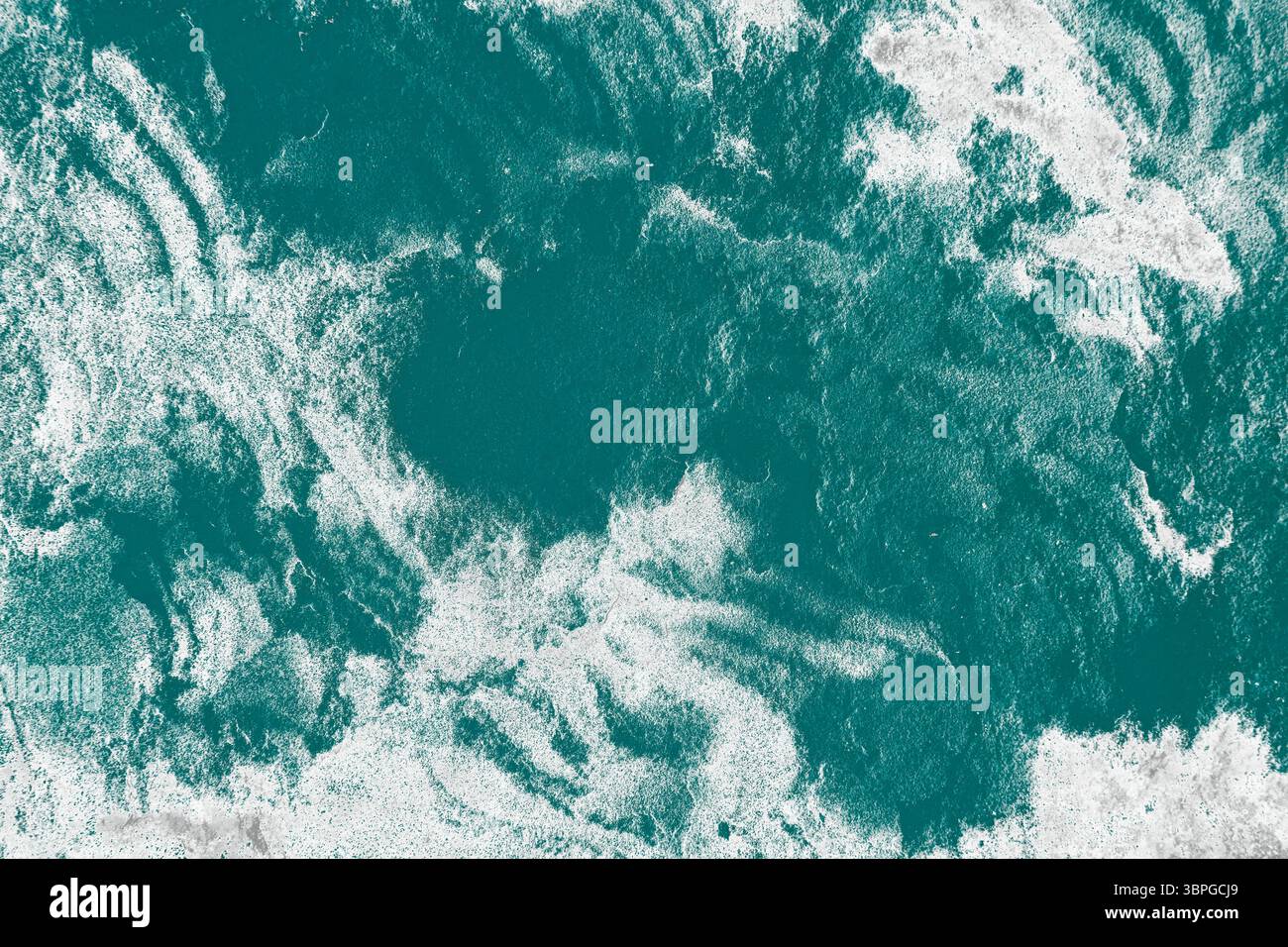 Bleu aqua clair de luxe et océan bleu sur le fond de texture de granit des comptoirs Banque D'Images