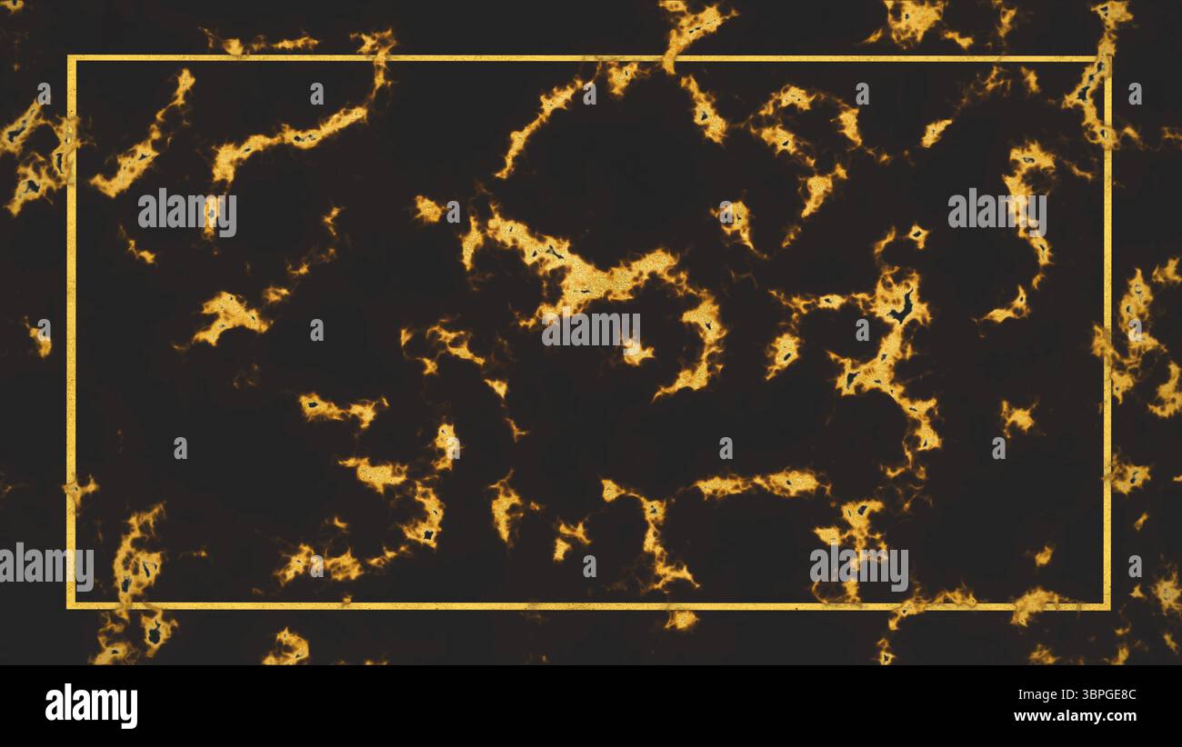 table supérieure en marbre gris foncé et fond de style de luxe de texture cuivre doré Banque D'Images
