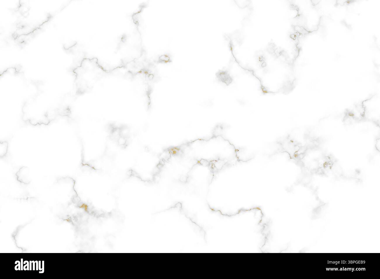 Ligne de chien drôle minéral doré et fond de surface de texture intérieure de luxe en marbre de granit blanc Banque D'Images