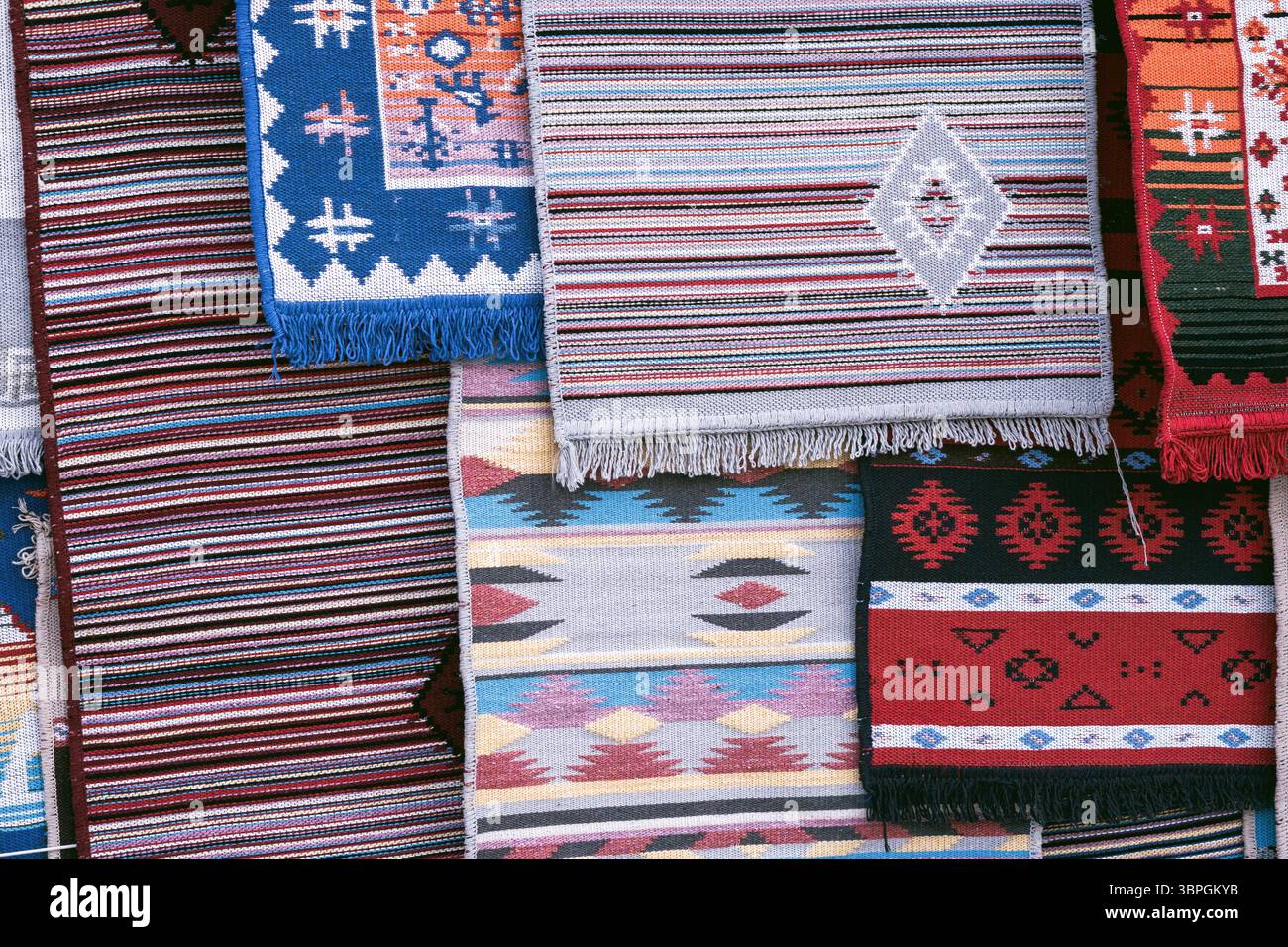 Tapis faits à la main Banque D'Images