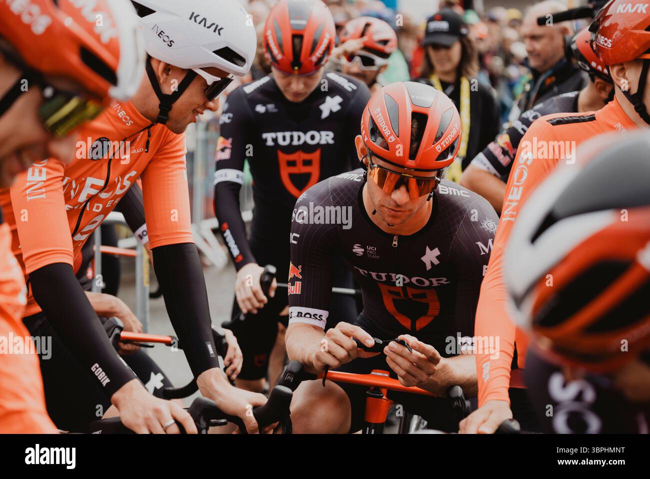 2025 Tour de France crédit image : PelotonPix / Dave Dodge Photography Banque D'Images