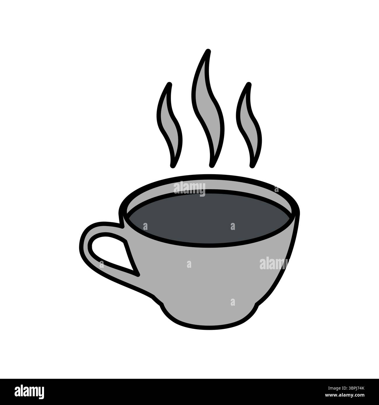 Icône représentant une tasse de café chaud vector illustration Illustration de Vecteur