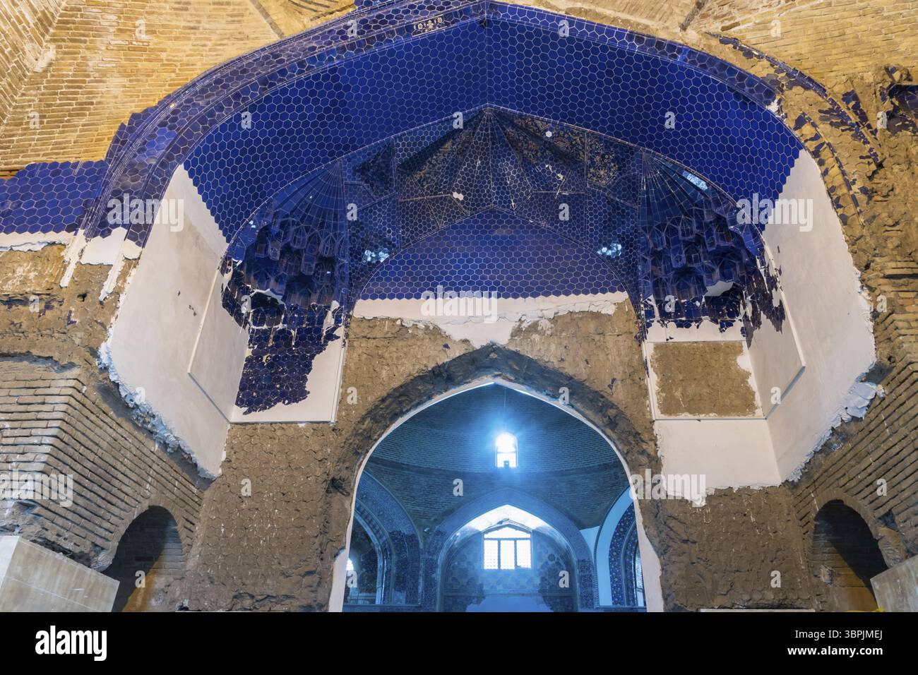 Mosquée bleue à Tabriz, Iran. La mosquée a été construite en 1465. Tabriz. Province de l'Azerbaïdjan oriental. Iran Banque D'Images Mosquée bleue à Tabriz, Iran. La mosquée a été construite en 1465. Tabriz. Province de l'Azerbaïdjan oriental. Iran Banque D'Images