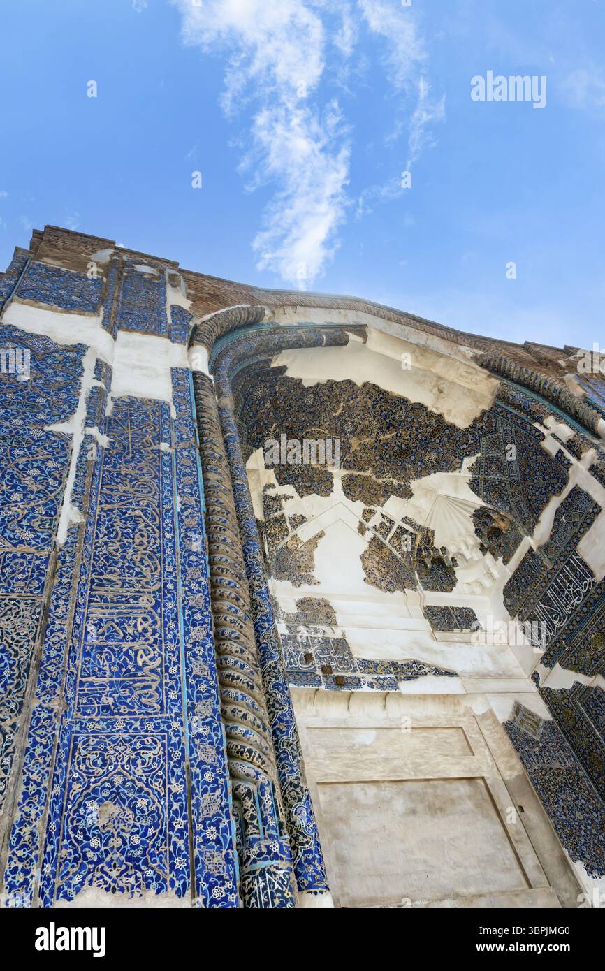 Mosquée bleue à Tabriz, Iran. La mosquée a été construite en 1465. Tabriz. Province de l'Azerbaïdjan oriental. Iran Banque D'Images Mosquée bleue à Tabriz, Iran. La mosquée a été construite en 1465. Tabriz. Province de l'Azerbaïdjan oriental. Iran Banque D'Images
