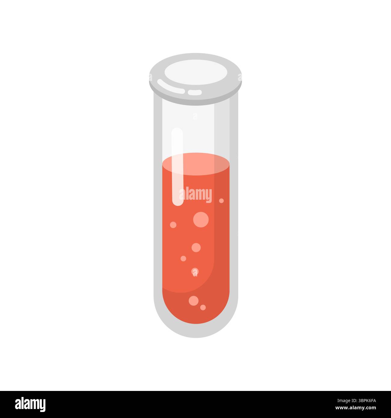 Flacon d'essai scientifique en verre de laboratoire de chimie. Équipement de bécher de laboratoire de dessin animé. Tube pour verrerie chimique. Récipient de mesure pour expérience médicale scientifique. Flacon avec liquide chimique. Vecteur Illustration de Vecteur