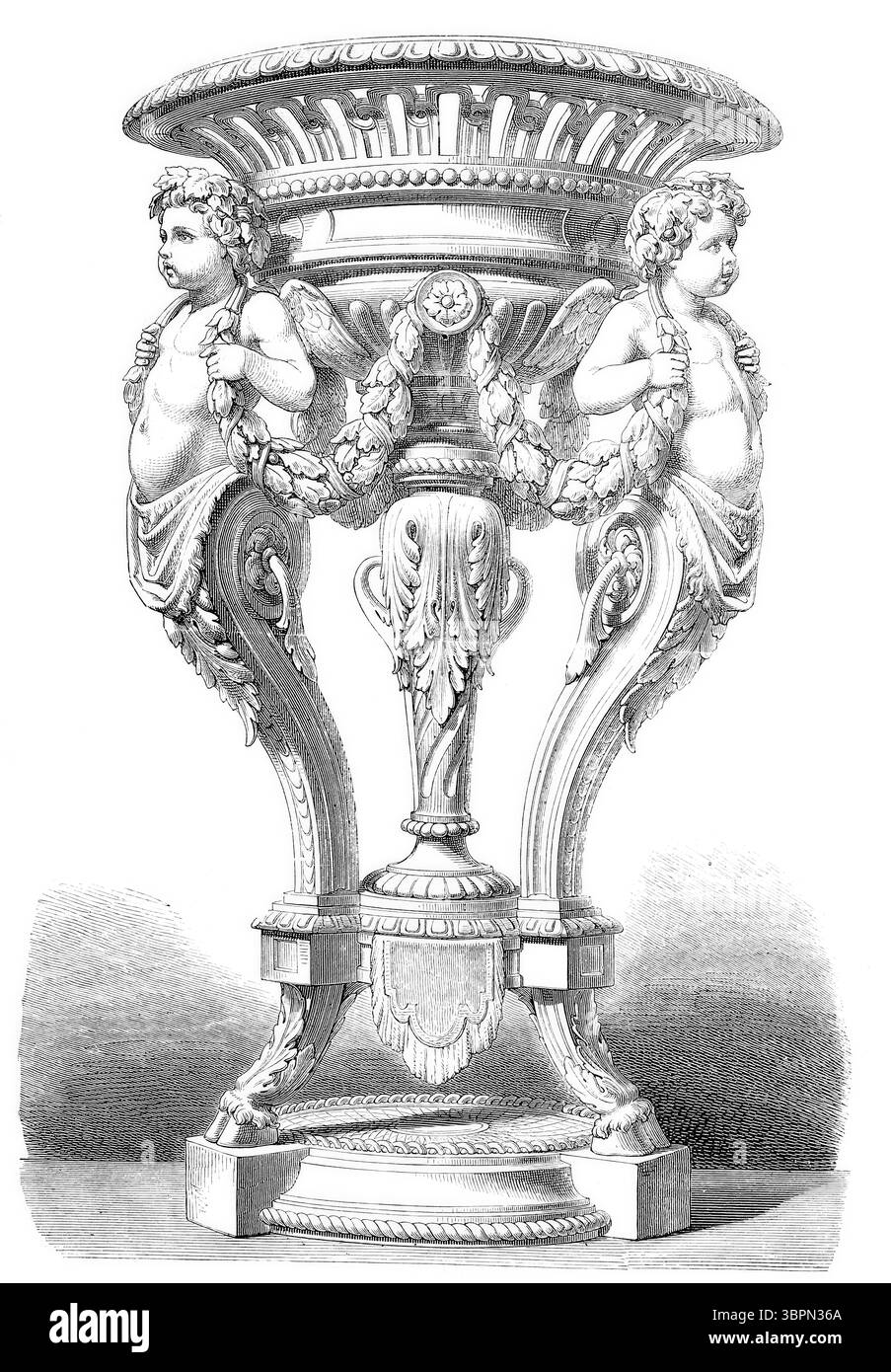 Panier de fleurs en majolique, céramique italienne émaillée en étain peinte de couleur des XVe et XVIe siècles, historique, rehaussée numériquement d'un original du XIXe siècle Banque D'Images