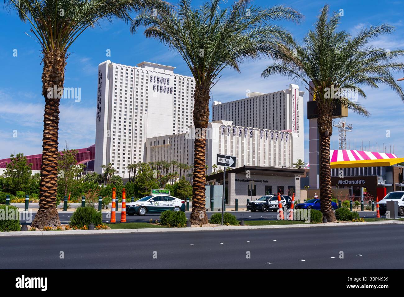 Casino Circus Circus Hôtel et Casino sur le Strip de Las Vegas à Las Vegas, NV, États-Unis. Banque D'Images