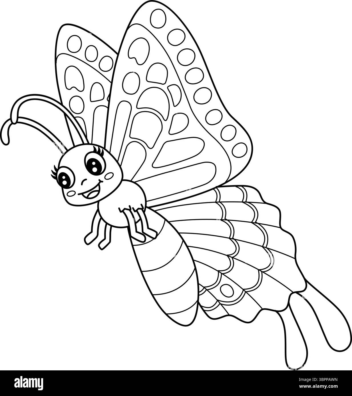 Insecte Swallowtail Butterfly animal isolé Illustration de Vecteur