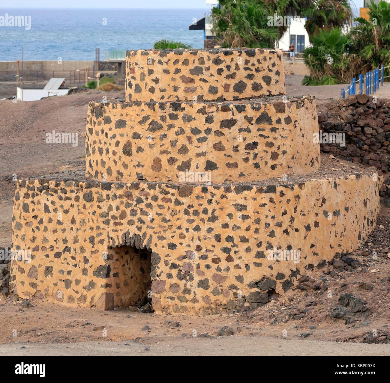 Old Lime Kiln at El Cotillo, Fuerteventura, Îles Canaries, Espagne, Europe, UE Banque D'Images