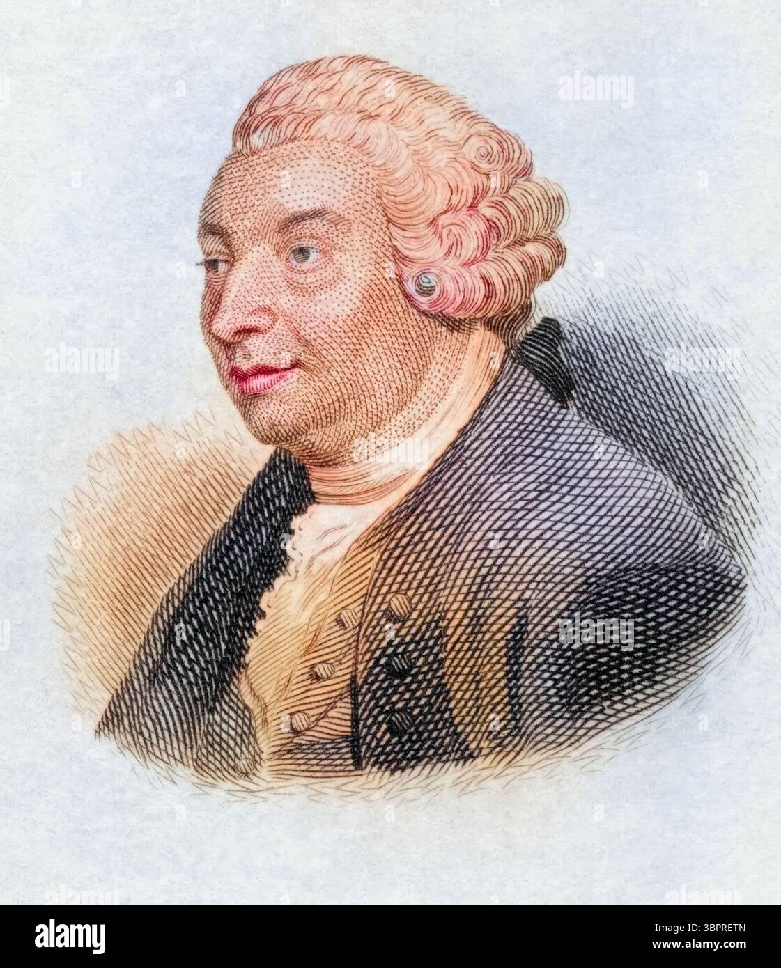 David Hume, (geb. 7. Mai 1711greg. A Edimbourg, Gest. 25. Août 1776 ebenda) War ein schottischer Philosoph, Ökonom und Historiker Banque D'Images