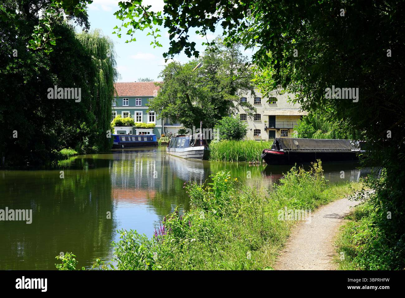 Parndon Mill et Mill House Banque D'Images