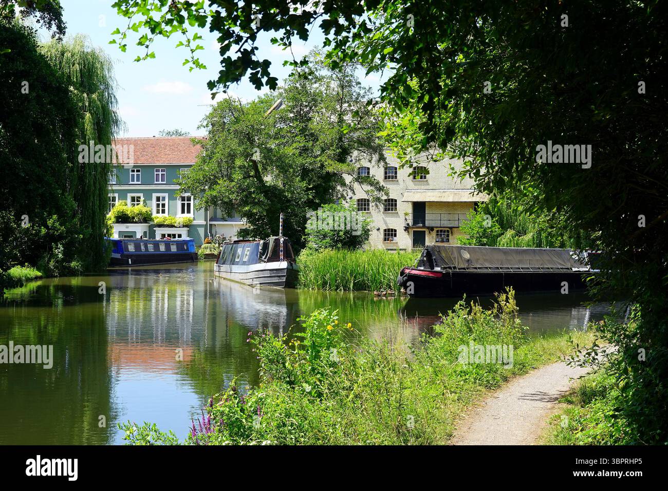 Parndon Mill et Mill House Banque D'Images