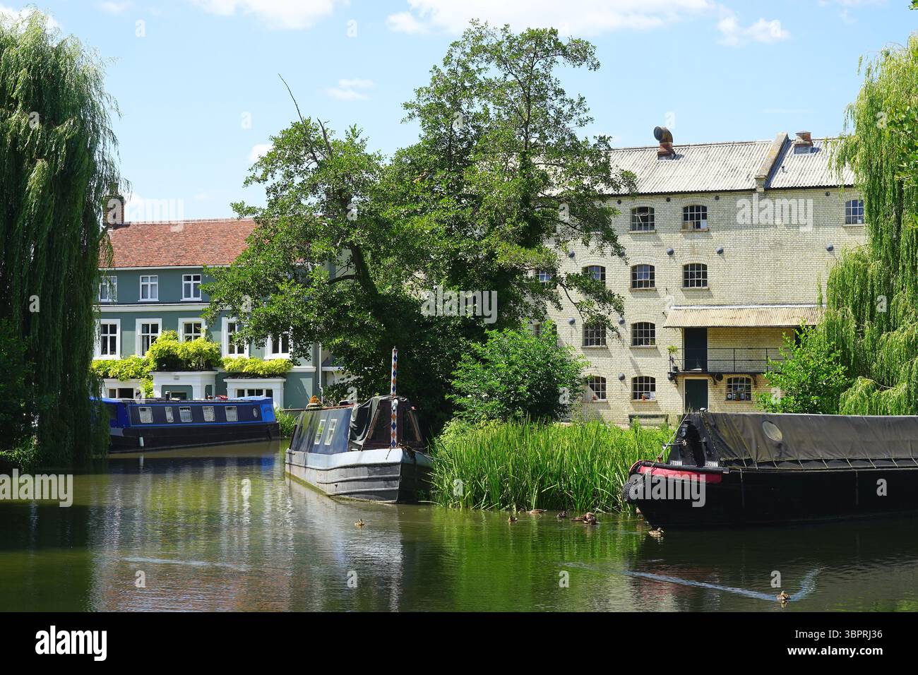 Parndon Mill et Mill House Banque D'Images