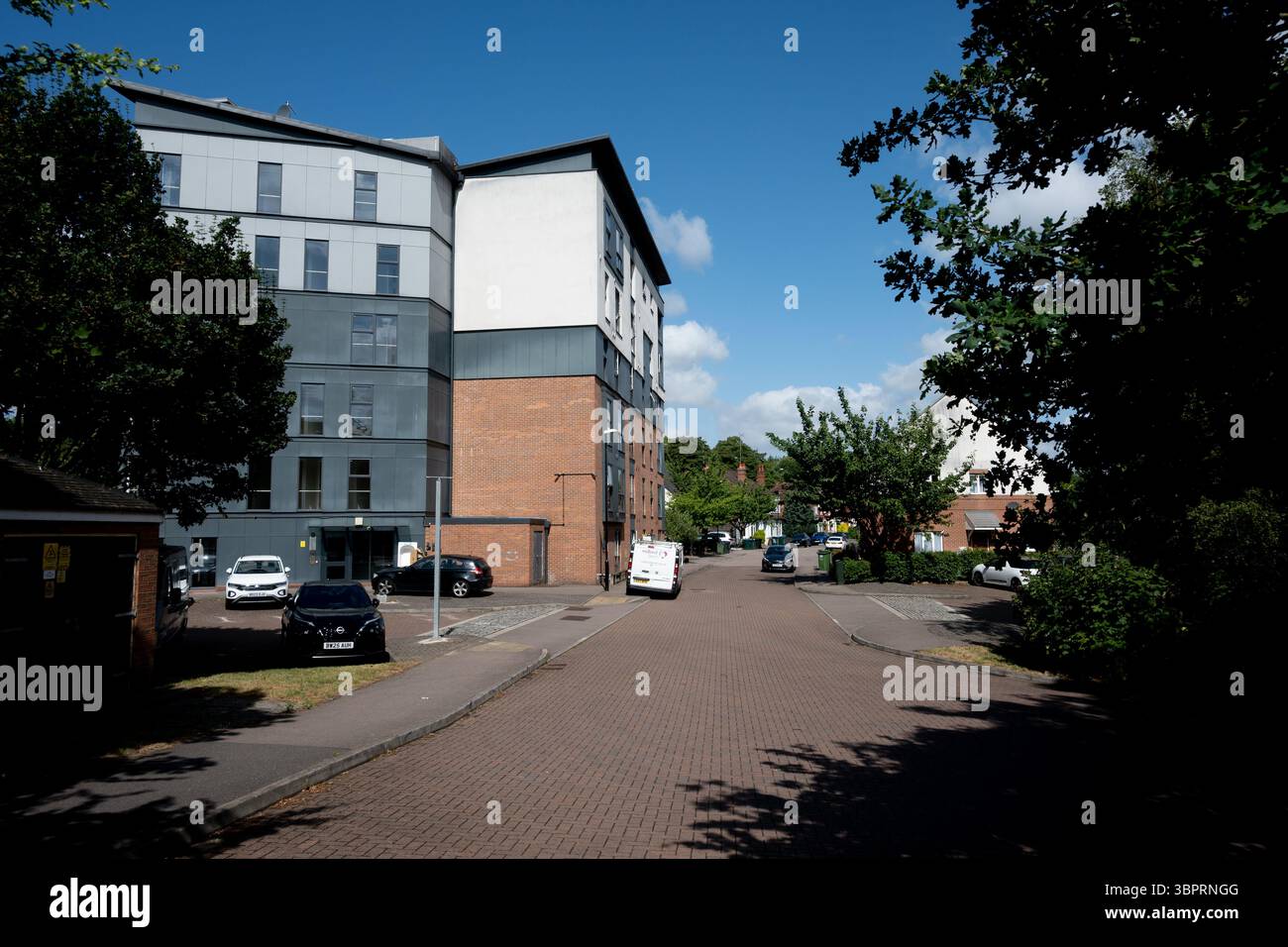 Touchstone court Flats et Whitley Village, Coventry, West Midlands, Angleterre, Royaume-Uni Banque D'Images