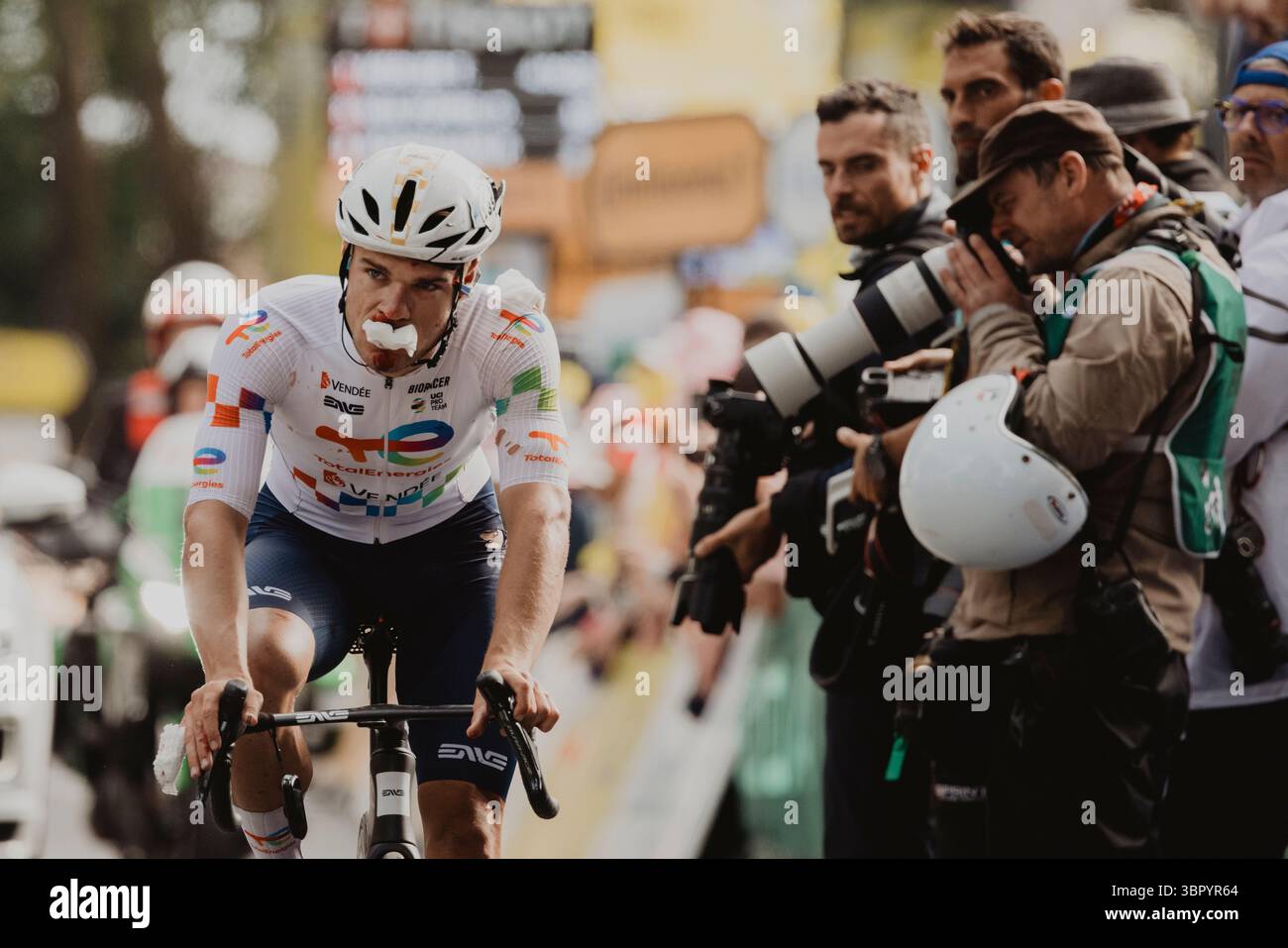 2025 Tour de France crédit image : PelotonPix / Dave Dodge Photography Banque D'Images