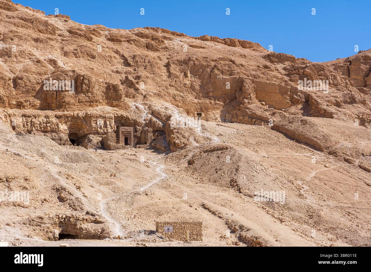Tombes à Deir el-Bahar, Louxor, Egypte Banque D'Images
