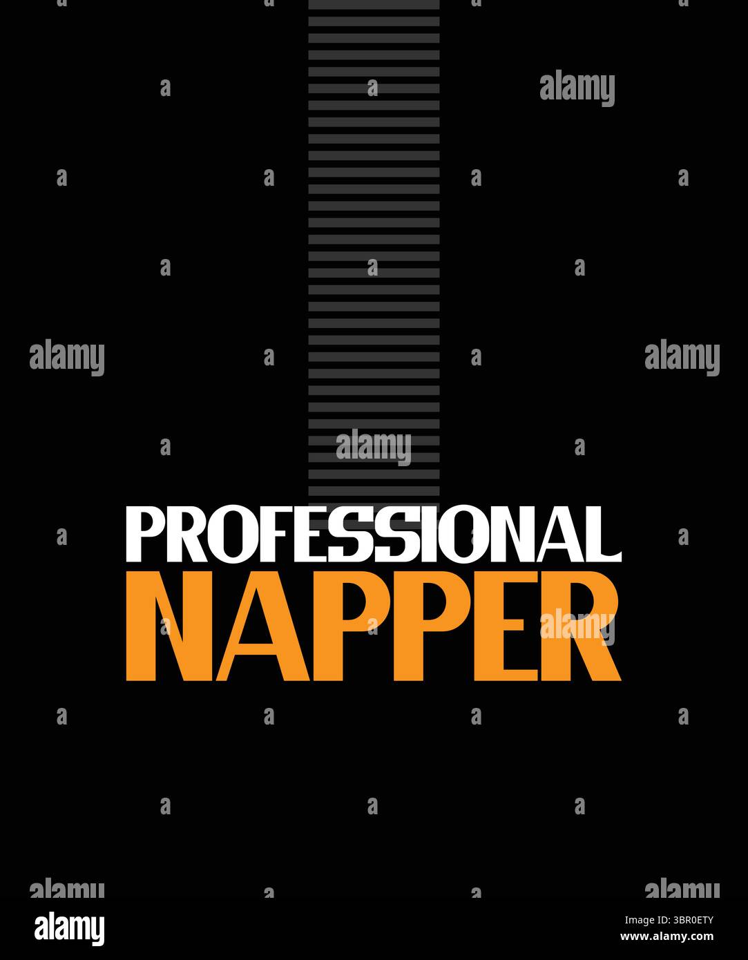 Napper professionnelle, T-shirt imprimé Design. T-shirt design avec typographie moderne pour Tee Print, vêtements et vêtements. Illustration de Vecteur