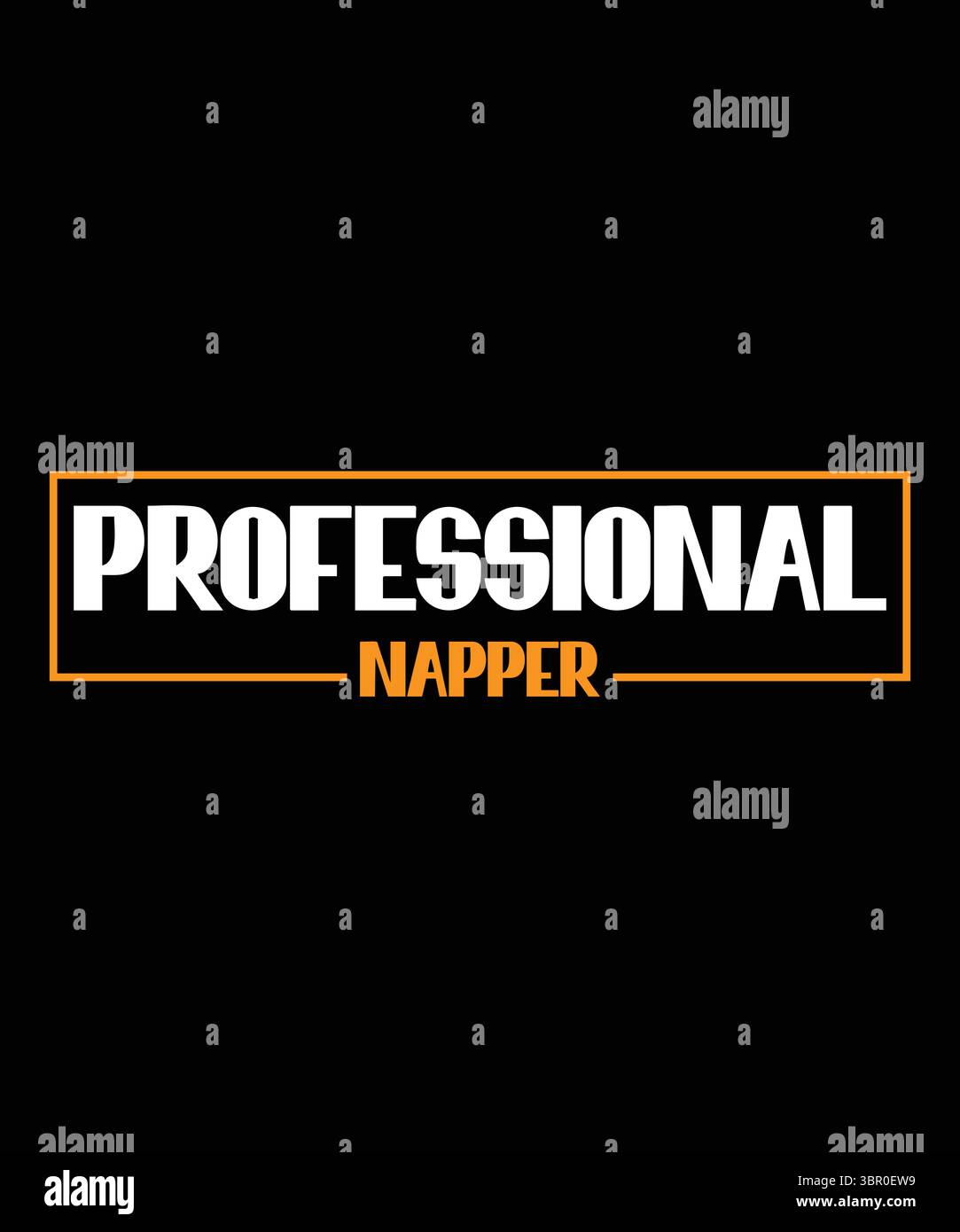 Napper professionnelle, T-shirt imprimé Design. T-shirt design avec typographie moderne pour Tee Print, vêtements et vêtements. Illustration de Vecteur