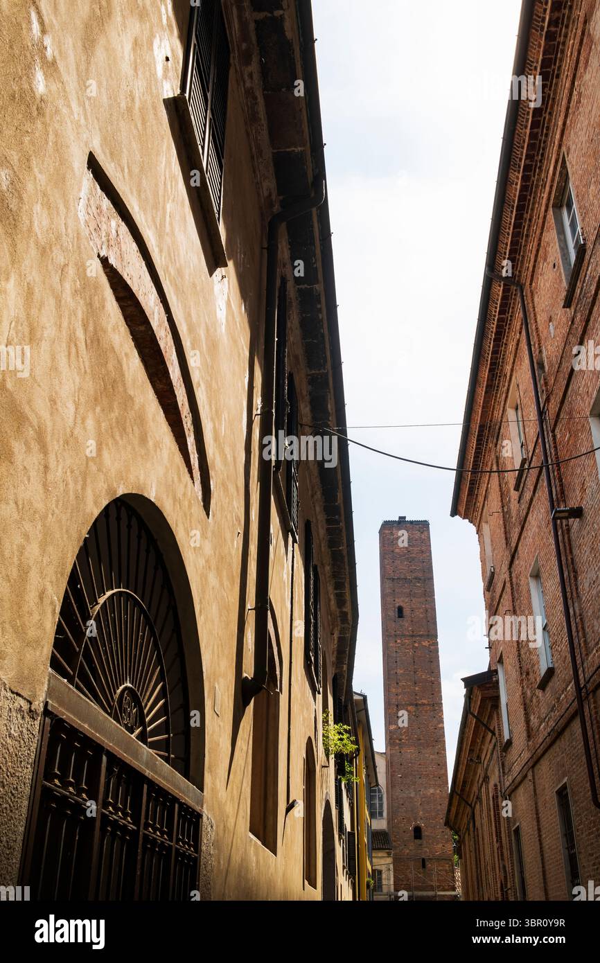 Torre Belcredi, Pavie, Italie Banque D'Images
