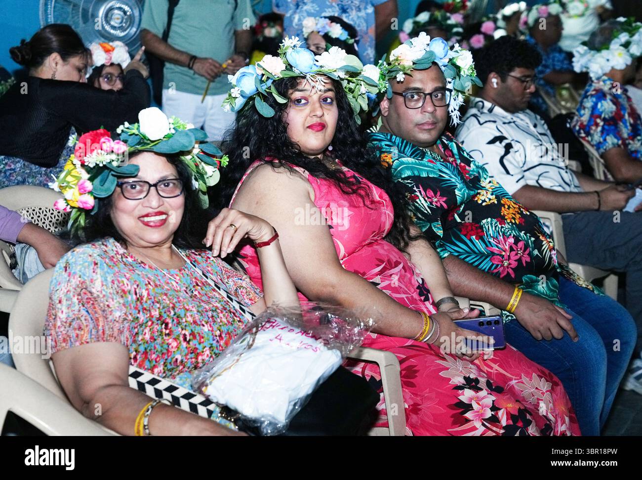 Les Goans célèbrent le festival São João au Qatar Banque D'Images