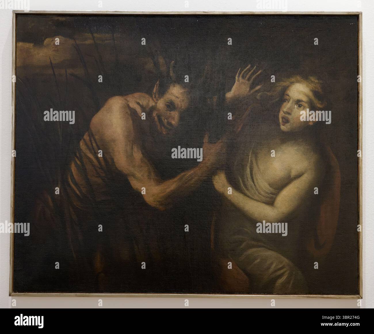 PAN e Siringa de Pietro della Vecchia au Musei Civici agli Eremitani, Padoue, Italie. Banque D'Images