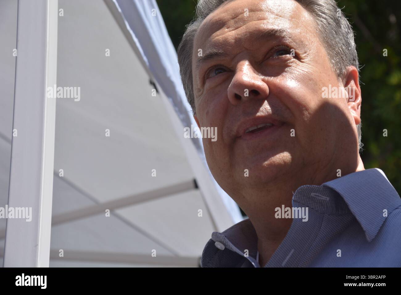 George Pennacchio, gourou du divertissement d’ABC7, assiste à la cérémonie des stars du Hollywood Walk of Fame de Glynn Turman le 10 juillet 2025 à Los Angeles, en Californie. Crédit : Sharon Graphics/Alamy Live News Banque D'Images