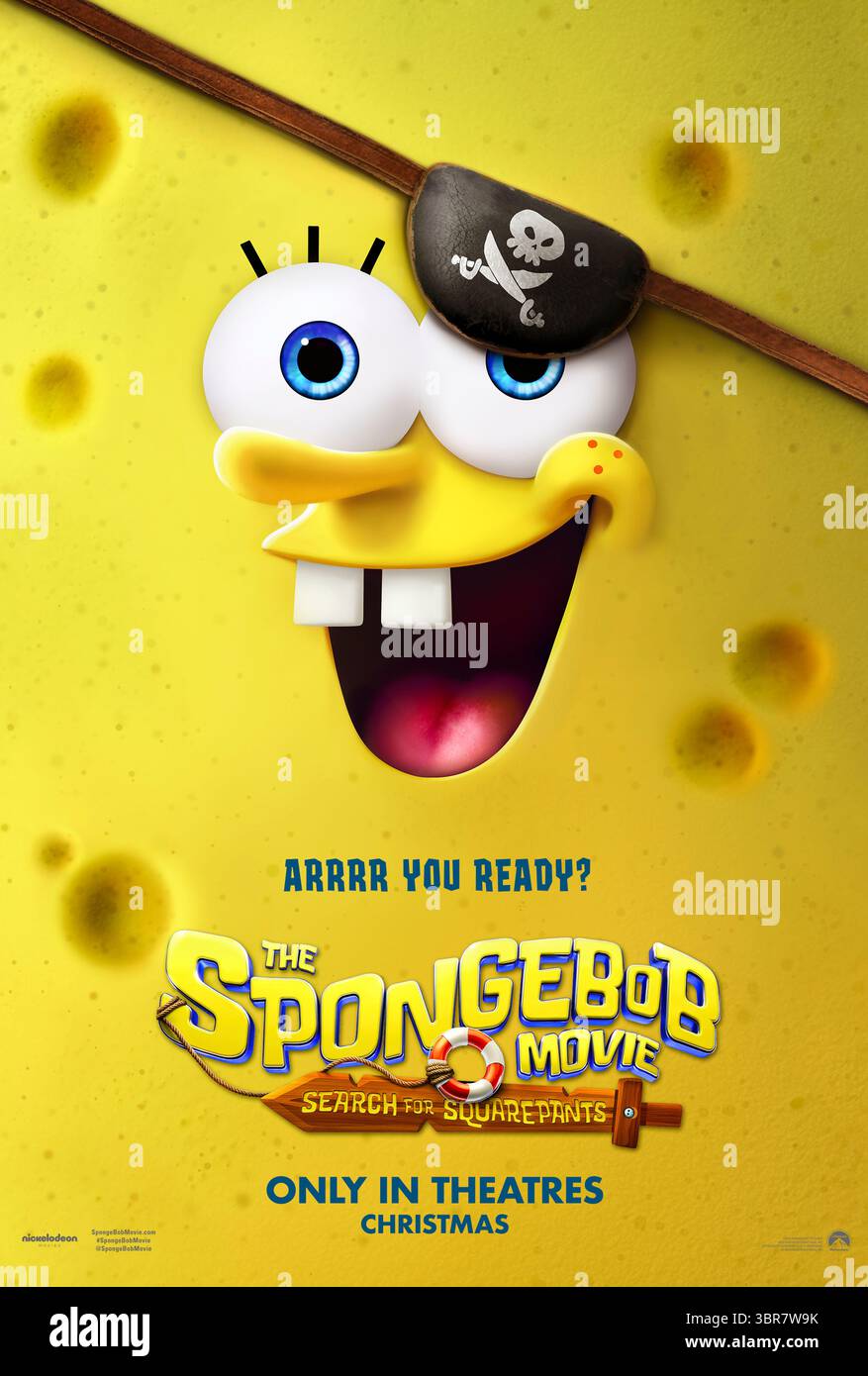 The SpongeBob Movie : Search for SquarePants (2025) réalisé par Derek Drymon et mettant en vedette Tom Kenny, Clancy Brown et Rodger Bumpass. Bob l'éponge voyage dans les profondeurs de l'océan pour faire face au fantôme du Hollandais volant, en rencontrant des défis et en découvrant des mystères marins. Affiche avancée AMÉRICAINE UNIQUEMENT POUR USAGE ÉDITORIAL. Crédit : BFA / Paramount Pictures Banque D'Images