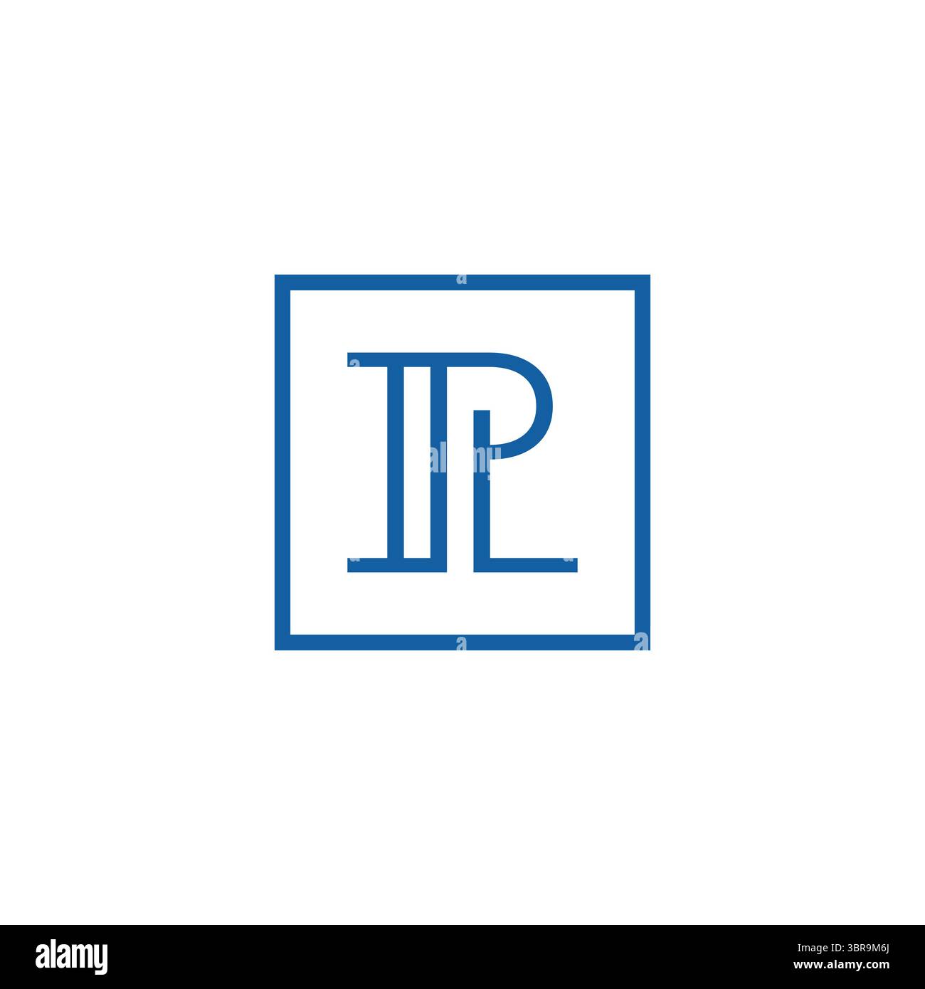 Logo initial PL lettre LUXURY. Vecteur de conception de logo de monogramme LP ou PL lettre de luxe Illustration de Vecteur