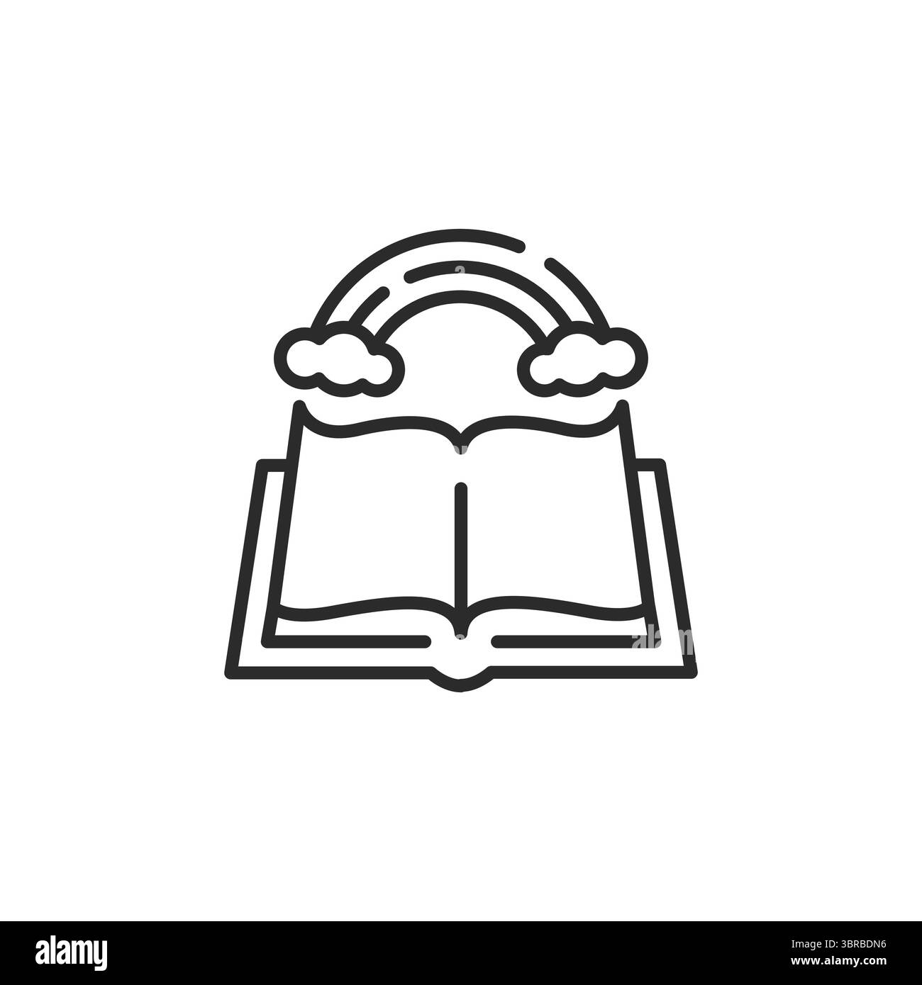 Icône Livre imagination Illustration de Vecteur