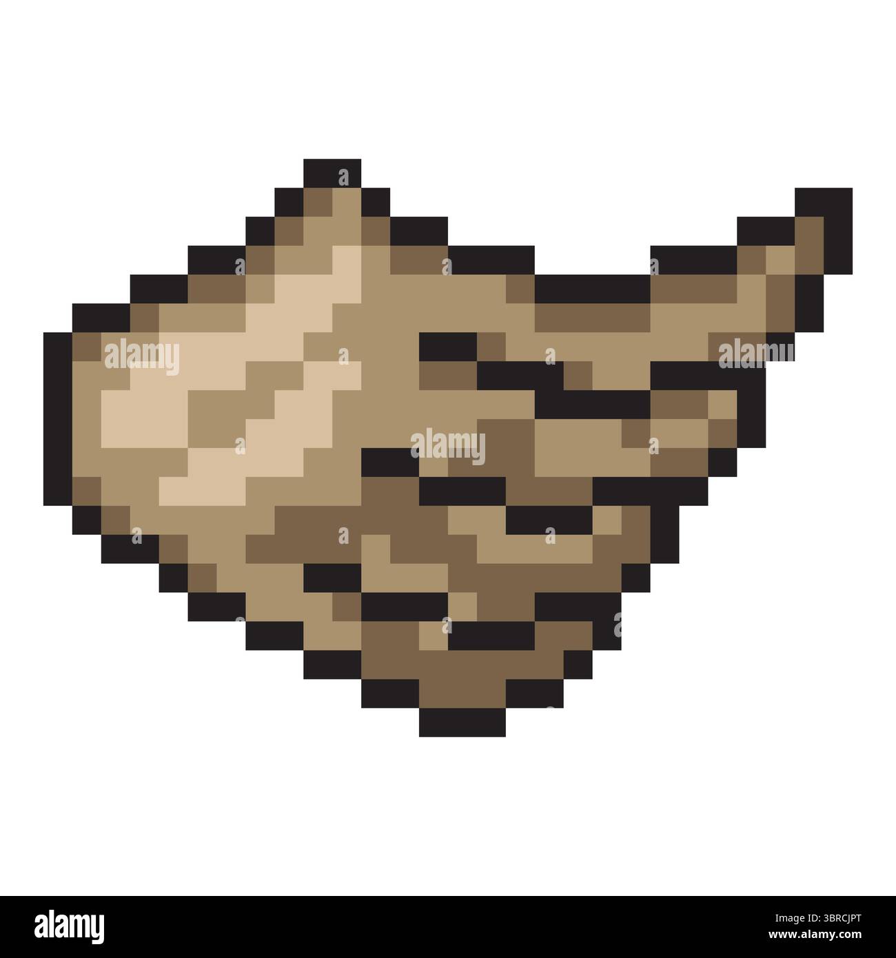 Wing dans le style pixel art Illustration de Vecteur