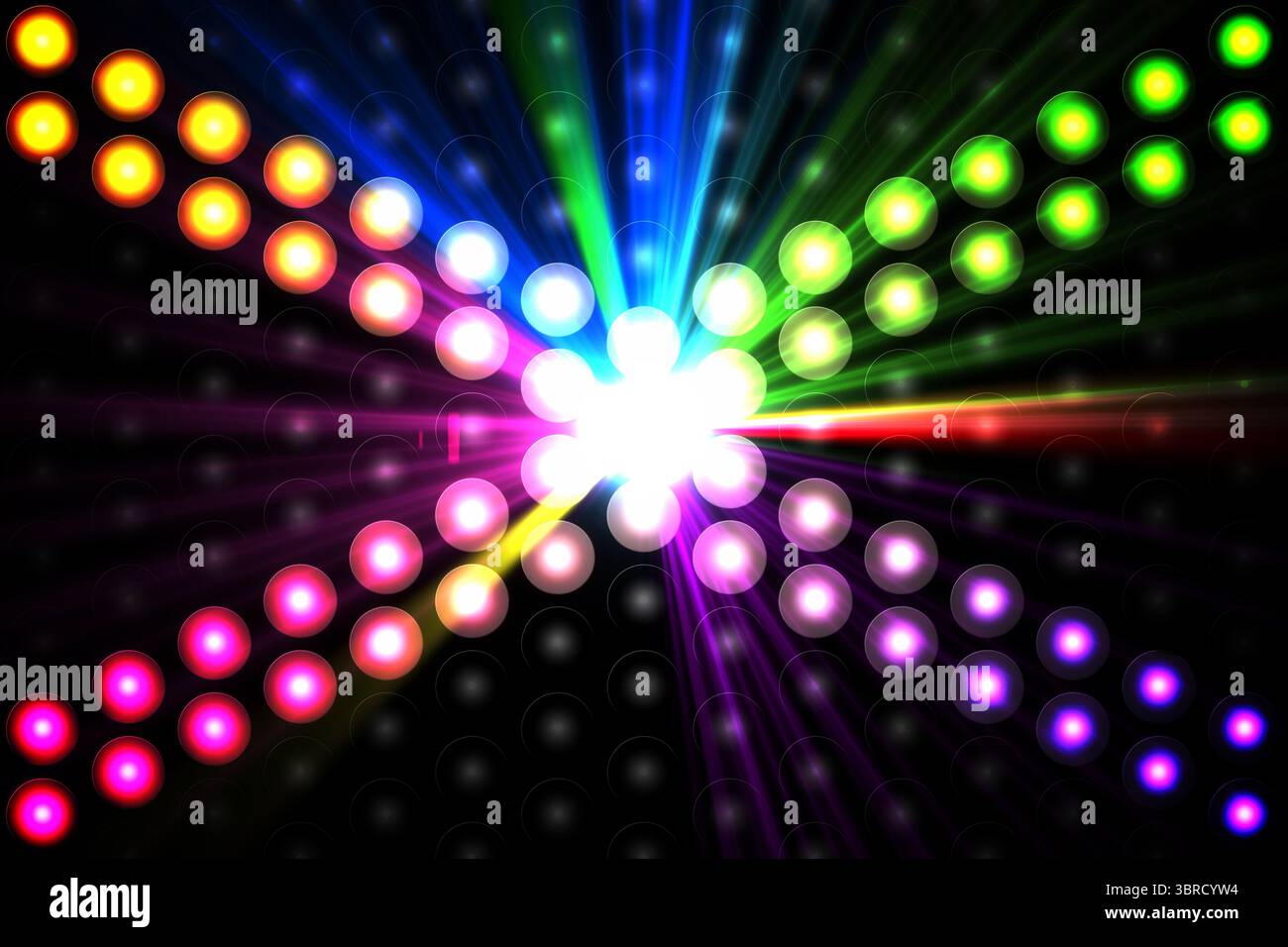 Généré numériquement discothèque fond clair Banque D'Images