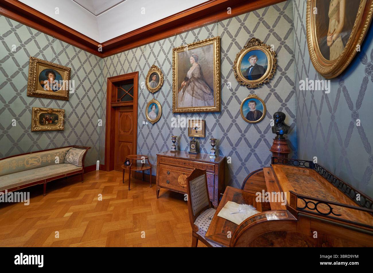 Visite du château de Sigmaringen, Allemagne Banque D'Images