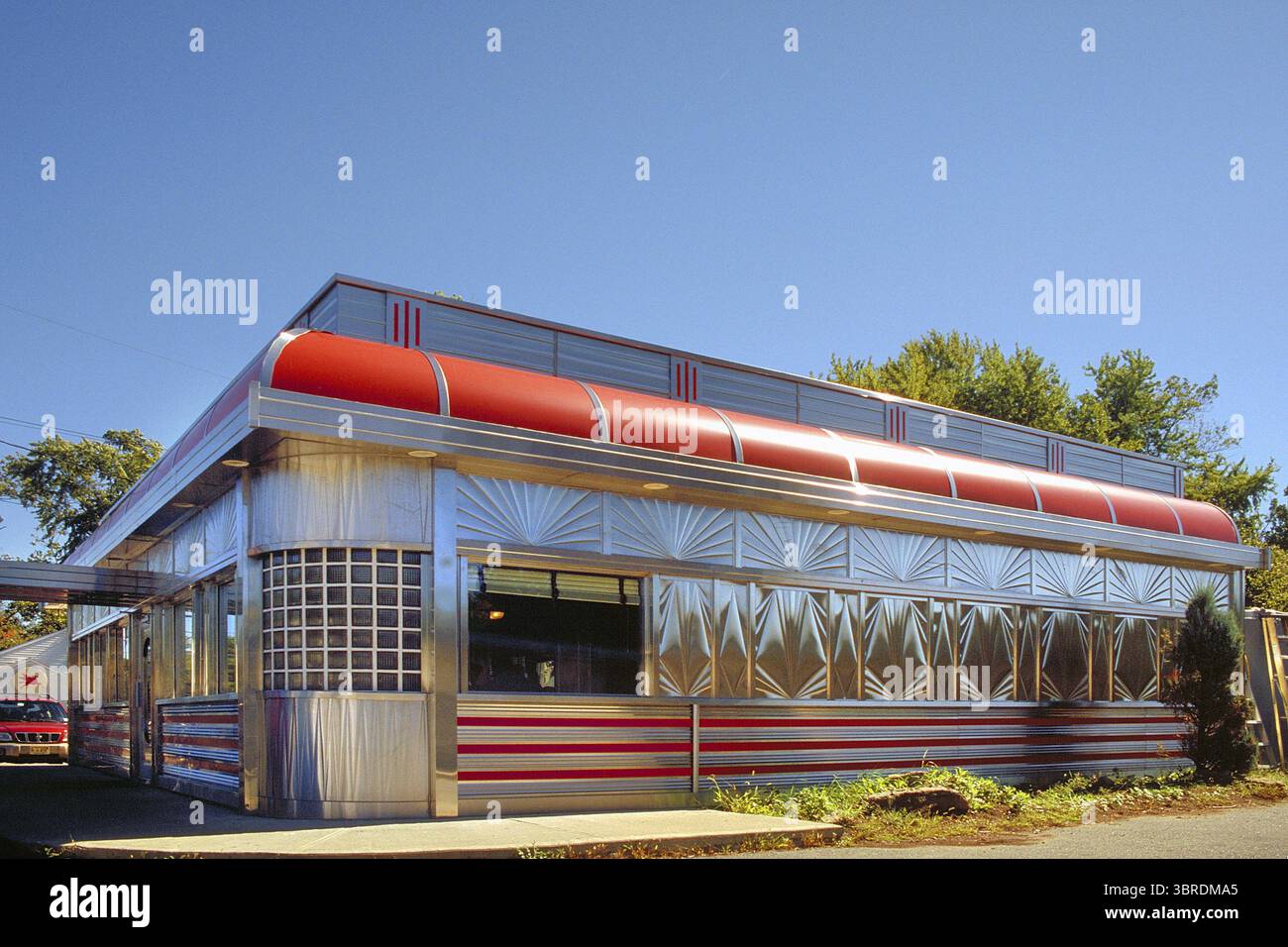 Diner Restaurant, restaurant typique pour l'Amérique du Nord, New Jersey, États-Unis Banque D'Images