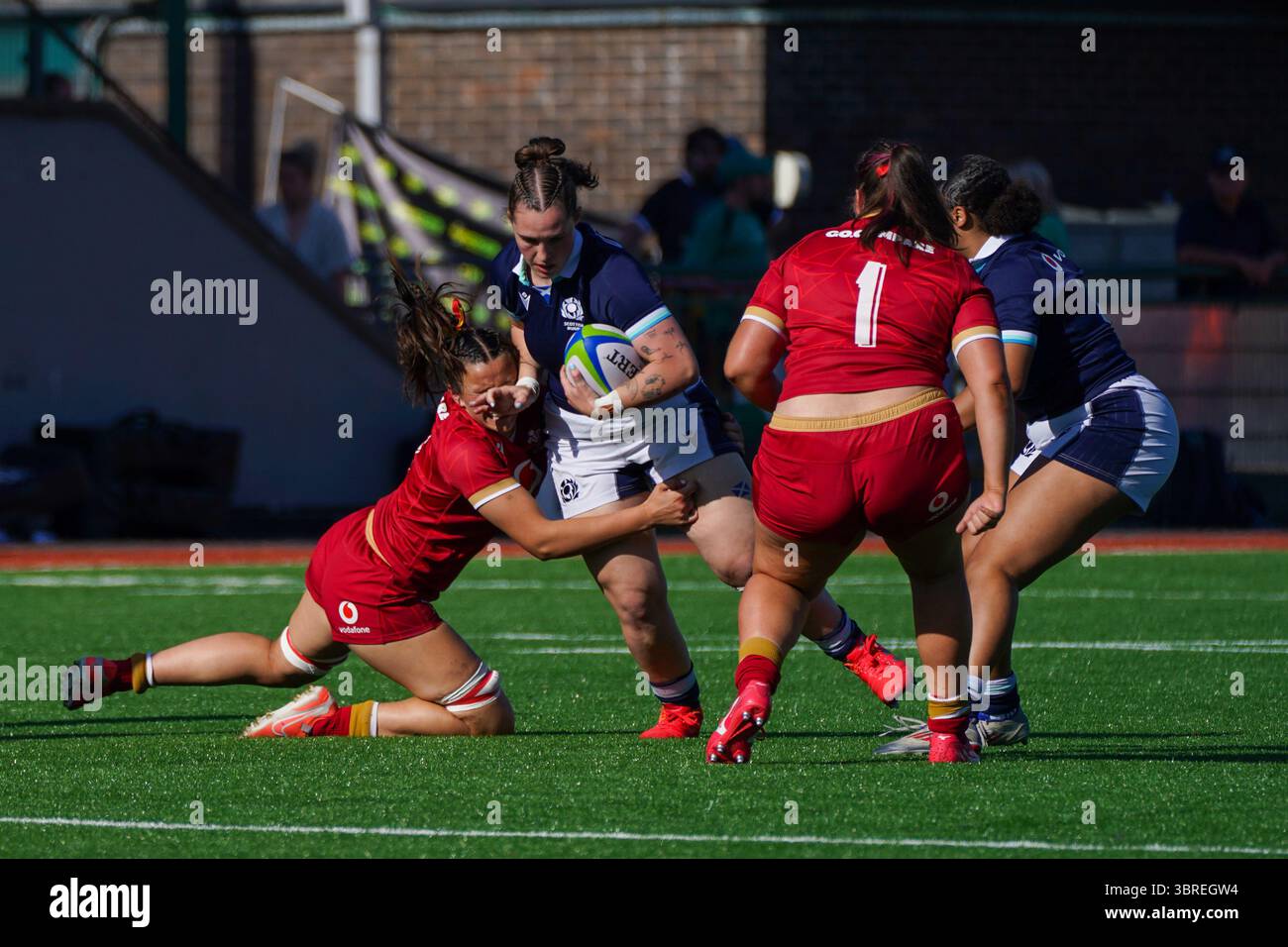 Pays de Galles v Écosse, U20 six Nations Summer series Banque D'Images