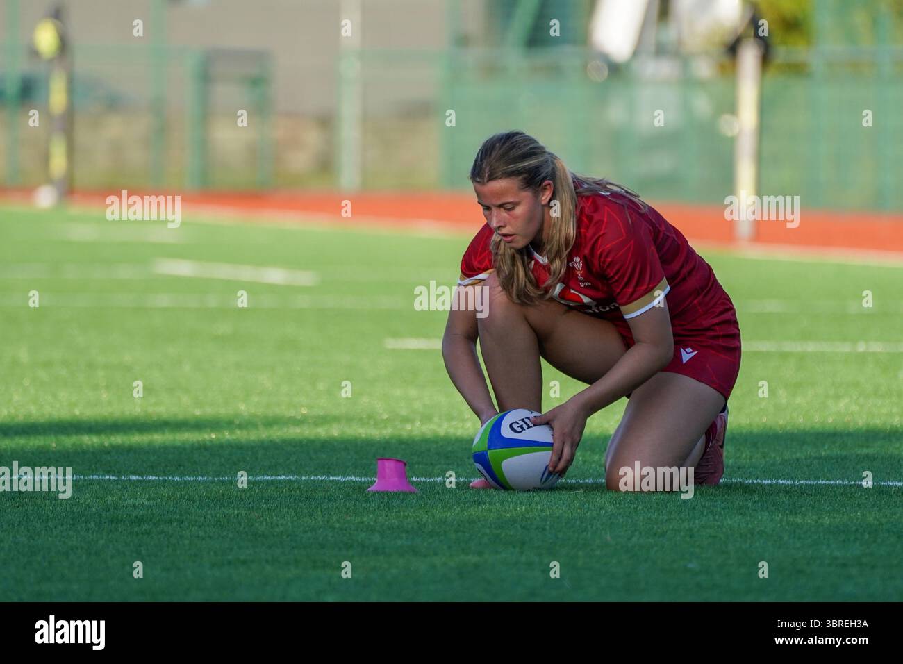 Ffion Williams, pays de Galles v Écosse, U20s six Nations Summer series Banque D'Images