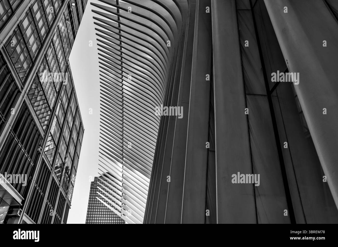 New York, New York - 18 février 2022 : Oculus World Trade Center, conçu par Santiago Calatrava à New York Banque D'Images