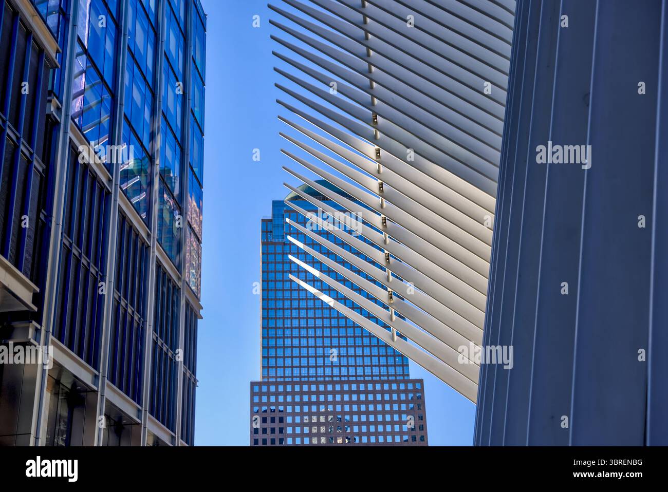 New York, New York - 18 février 2022 : Oculus World Trade Center, conçu par Santiago Calatrava à New York Banque D'Images