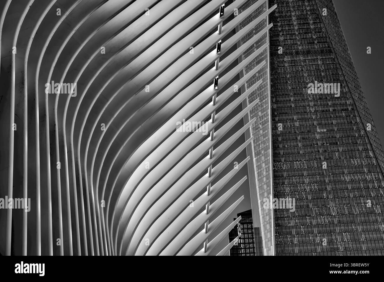 New York, New York - 18 février 2022 : Oculus World Trade Center, conçu par Santiago Calatrava à New York Banque D'Images