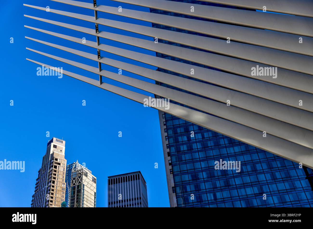 New York, New York - 18 février 2022 : Oculus World Trade Center, conçu par Santiago Calatrava à New York Banque D'Images