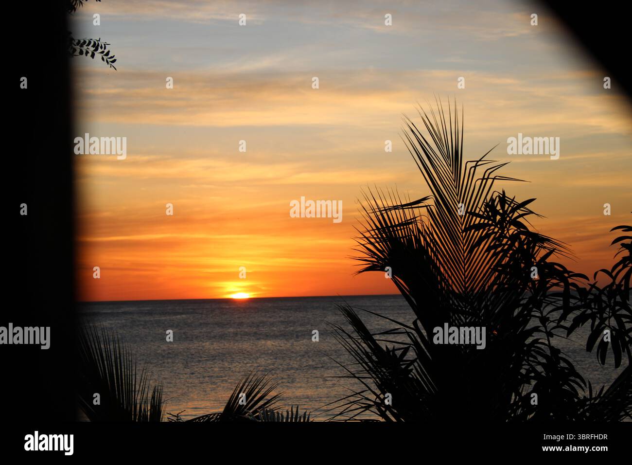 Nicaragua couchers de soleil Banque D'Images