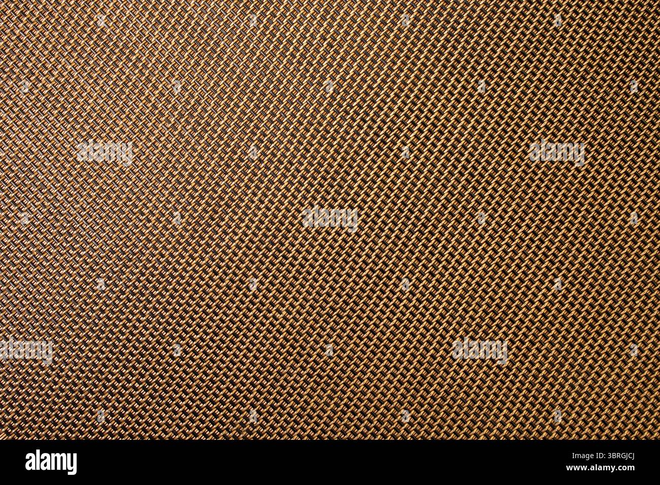 Structure tissée brun doré métallique, toile de fond abstraite à motifs sans couture Banque D'Images
