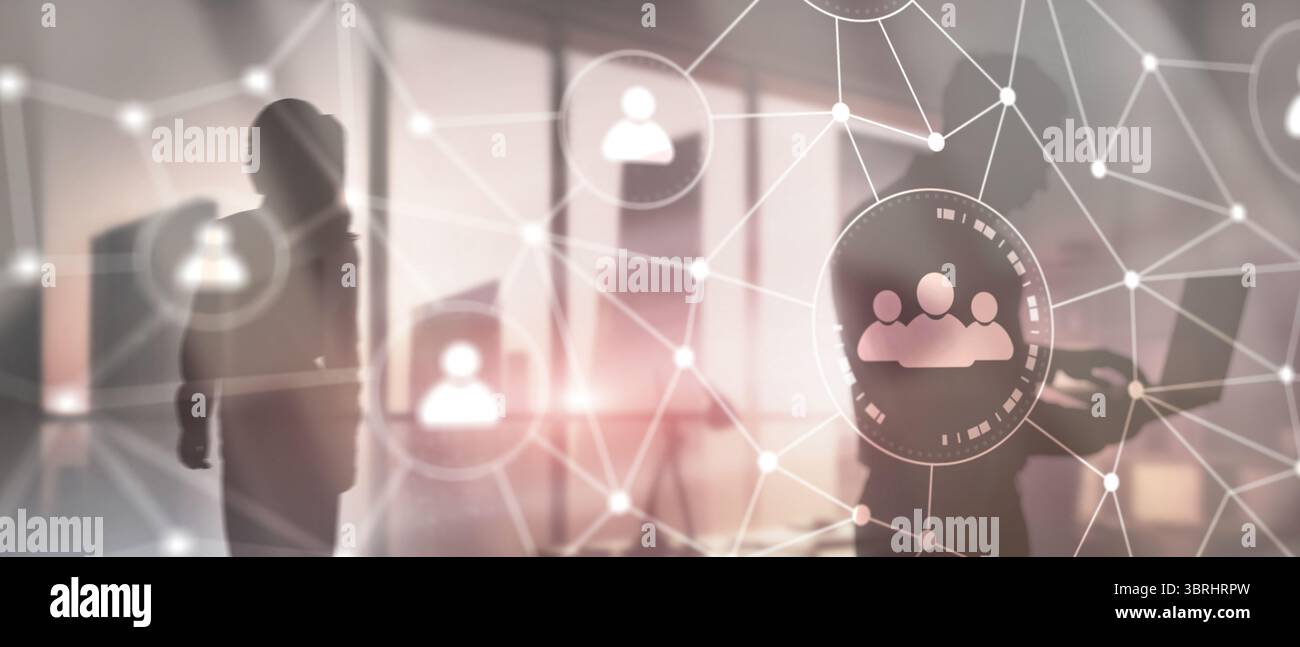 Gestion des ressources humaines. Recrutement RH. Concept d'assistance aux employés. Banque D'Images